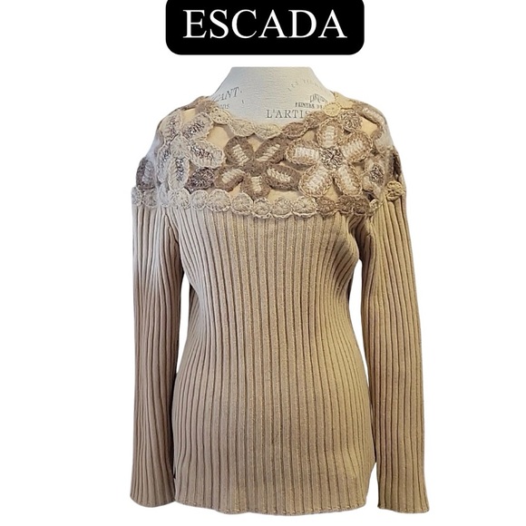 ESCADA Cashmere Blend Sweater EUC